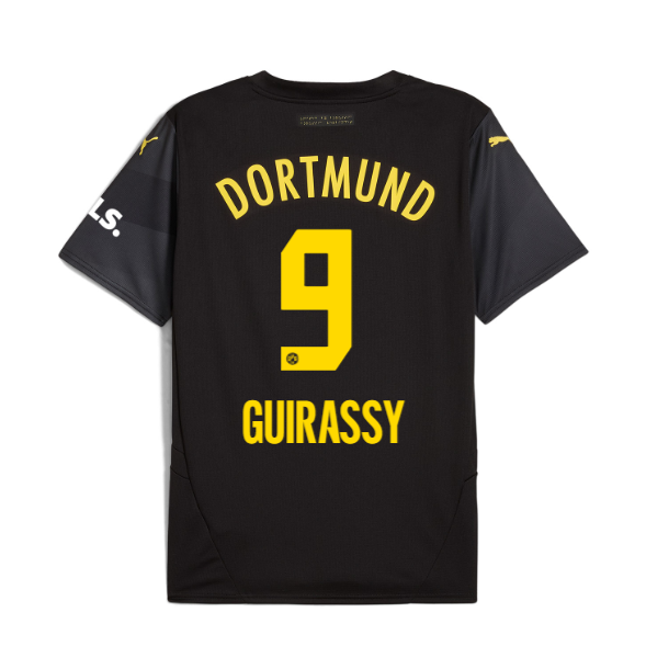 Borussia Dortmund Away Guirassy 9 Jersey 24-25