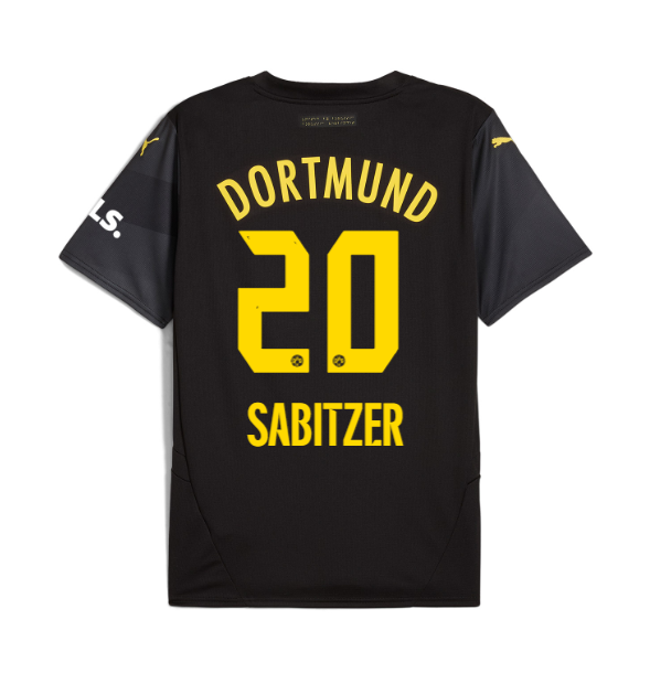 Borussia Dortmund Away Sabitzer 20 Jersey 24-25