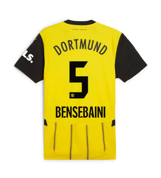 Borussia Dortmund Home Bensebaini 5 Jersey 24-25