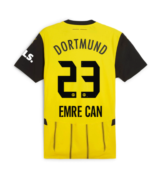 Borussia Dortmund Home Emre Can 23 Jersey 24-25