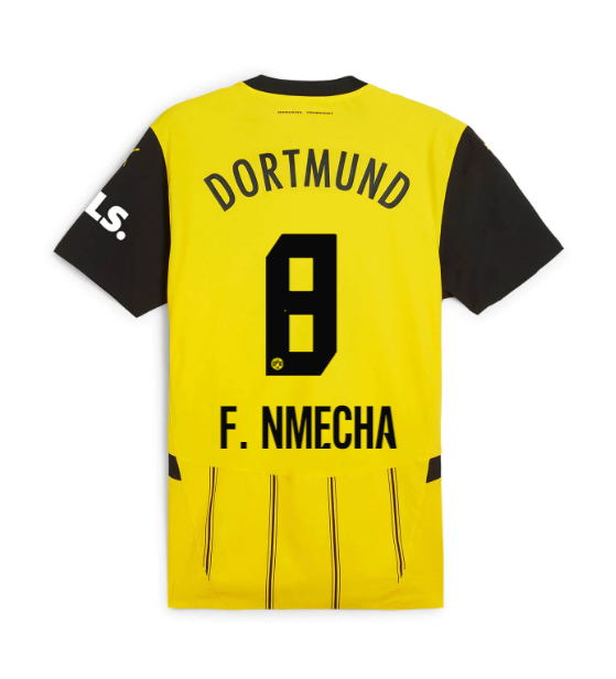 Borussia Dortmund Home F. Nmecha 8 Jersey 24-25