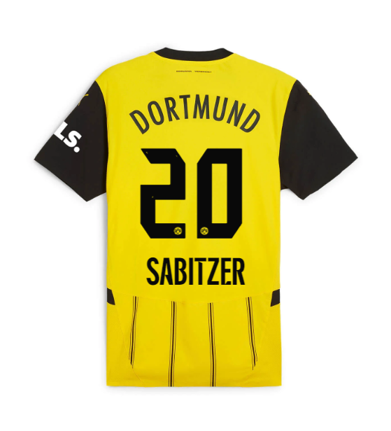 Borussia Dortmund Home Sabitzer 20 Jersey 24-25