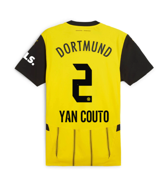 Borussia Dortmund Home Yan Couto 2 Jersey 24-25