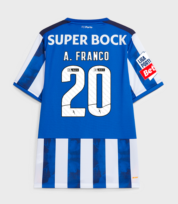 FC Porto Home A. FRANCO 20 Jersey 24-25