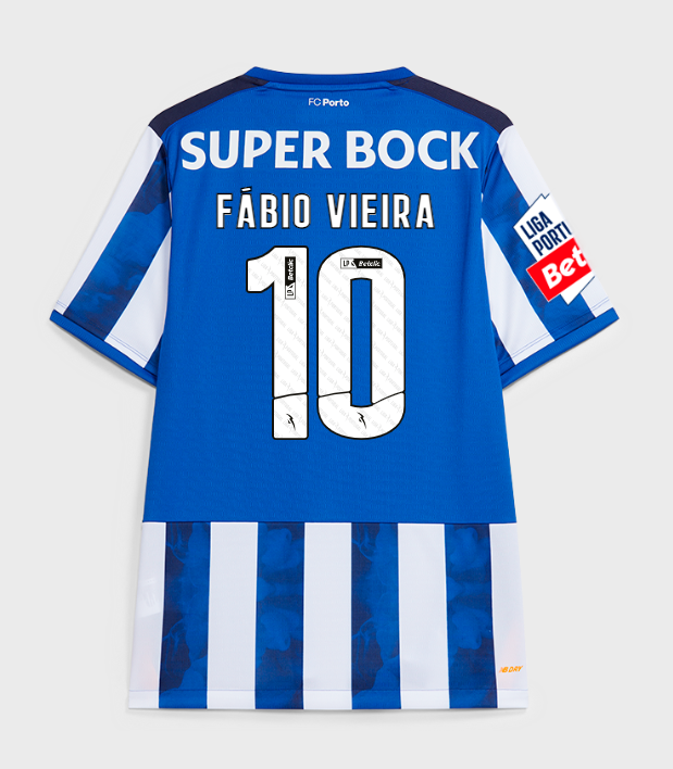 FC Porto Home FABIO VIEIRA 10 Jersey 24-25