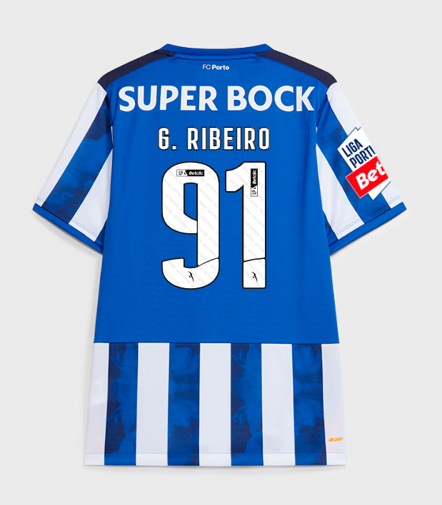 FC Porto Home G. RIBEIRO 91 Jersey 24-25