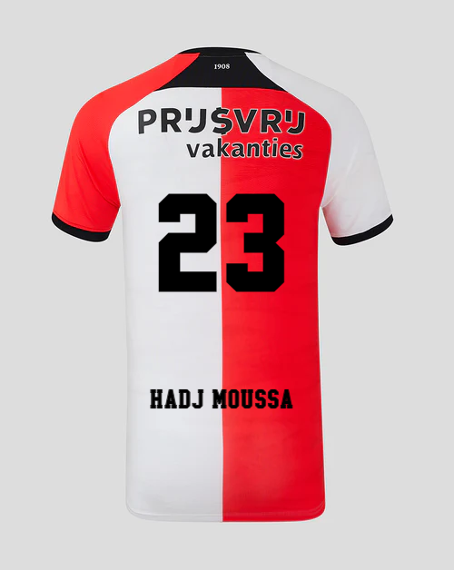 Feyenoord Home HAJJ MUSSA 23 Jersey 24-25