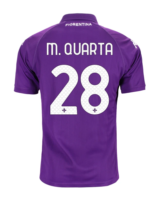 Fiorentina Home M. QUARTA 28 Jersey 24-25