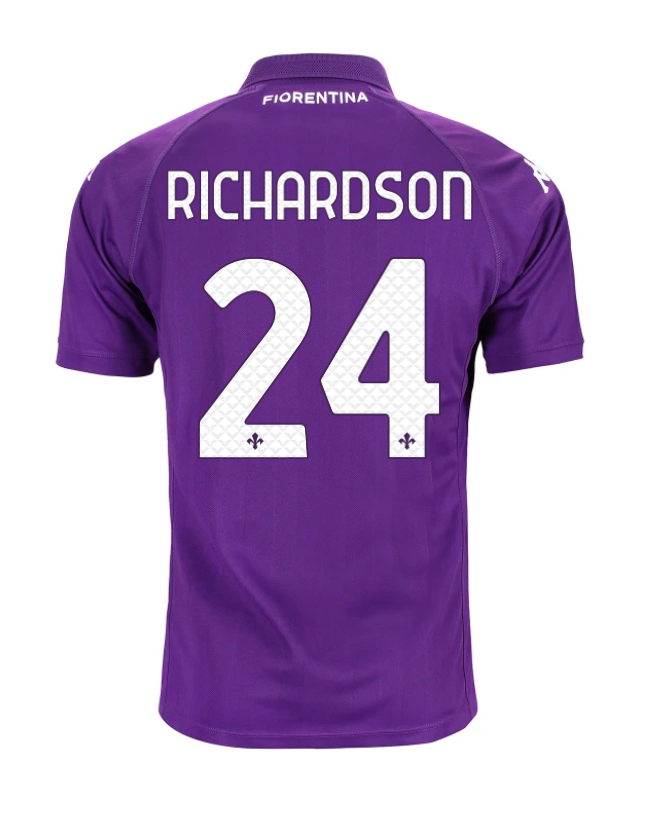 Fiorentina Home RICHARDSON 24 Jersey 24-25