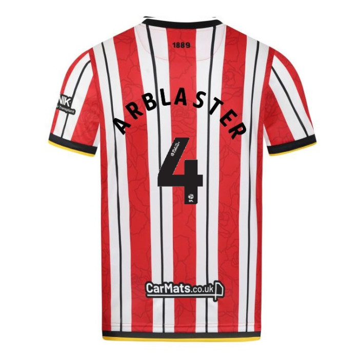 Sheffield United Home ARBLASTER 4 Jersey 24-25