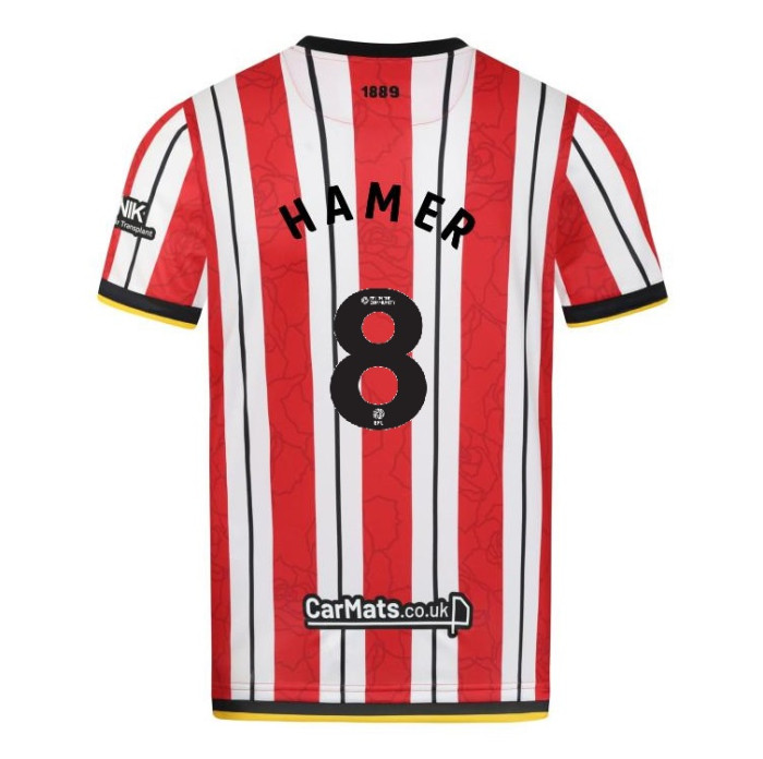 Sheffield United Home HAMER 8 Jersey 24-25