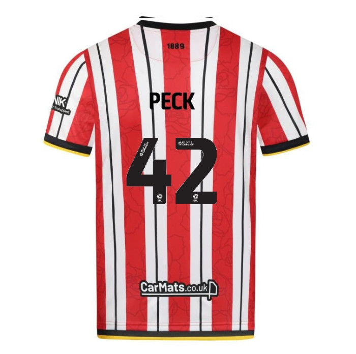 Sheffield United Home PECK 42 Jersey 24-25