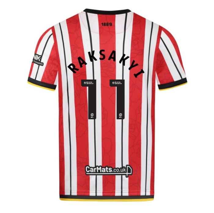 Sheffield United Home RAKSAKYI 11 Jersey 24-25