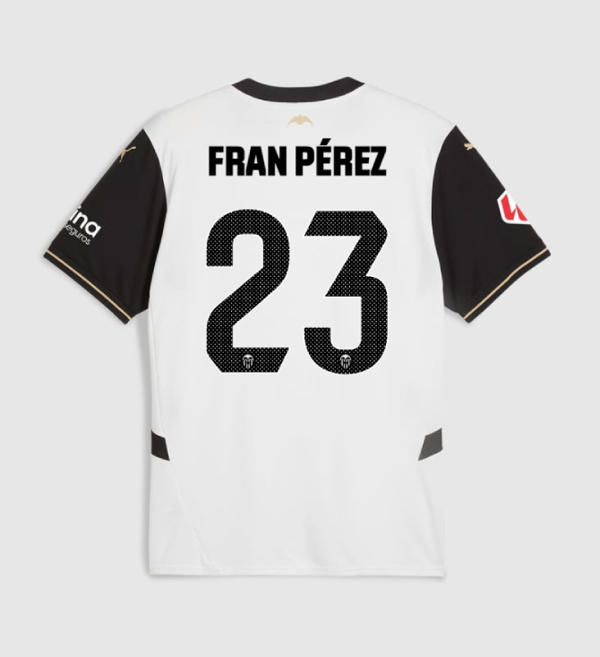 Valencia CF Home FRAN PÉREZ 23 Jersey 24-25