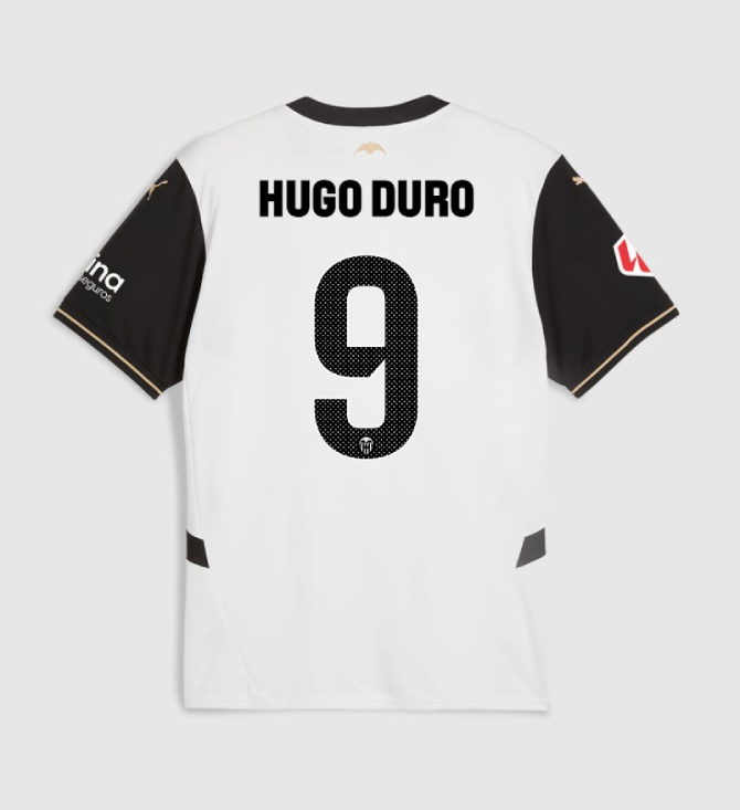 Valencia CF Home HUGO DURO 9 Jersey 24-25