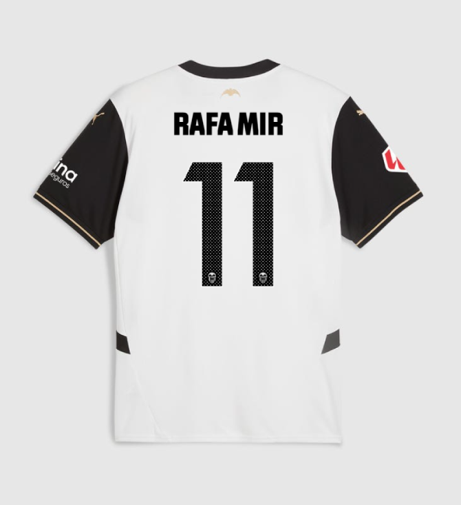 Valencia CF Home RAFA MIR 11 Jersey 24-25