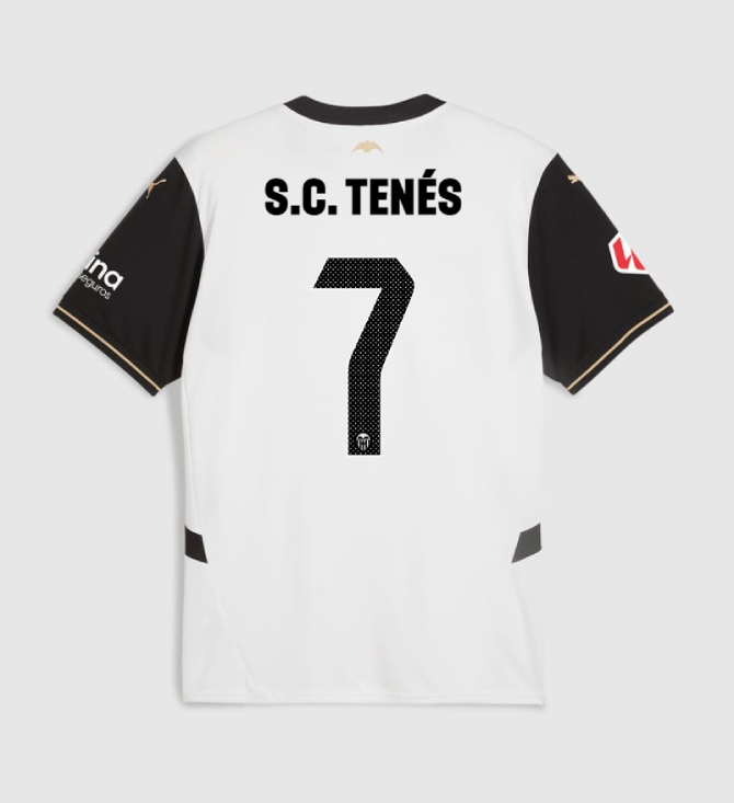 Valencia CF Home S.C. TENÉS 7 Jersey 24-25