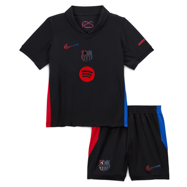 Barcelona Away Spotify New Logo Jersey Kids Kit 24-25