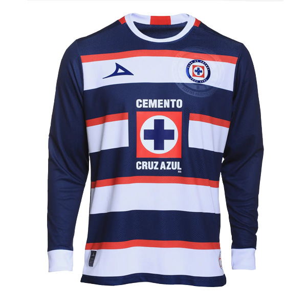 Cruz Azul Away Long Sleeve Goalkeeper Jersey Navy 24 25 KICKOFFSHOPPER