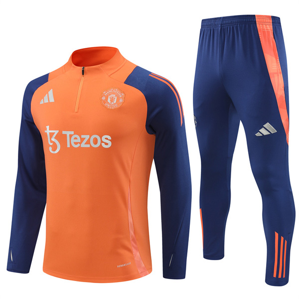 Manchester United Training Suit Orange 24-25