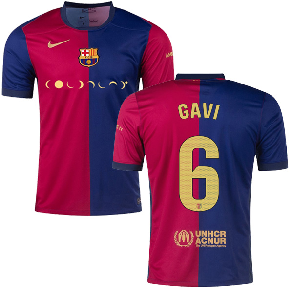 Barcelona Home GAVI 6 Coldplay El Clasico Jersey 24-25