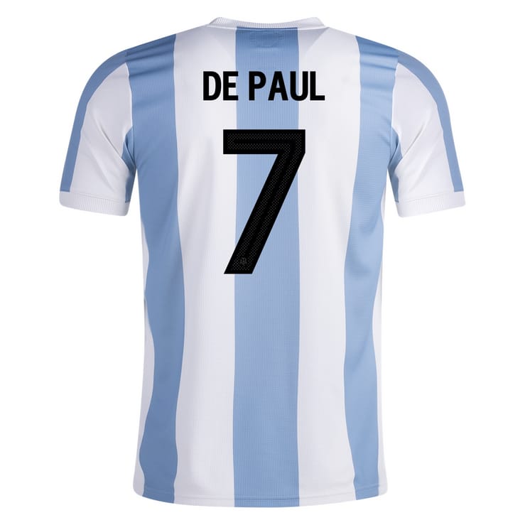 Argentina 50th Anniversary De Paul 7 Jersey 2024