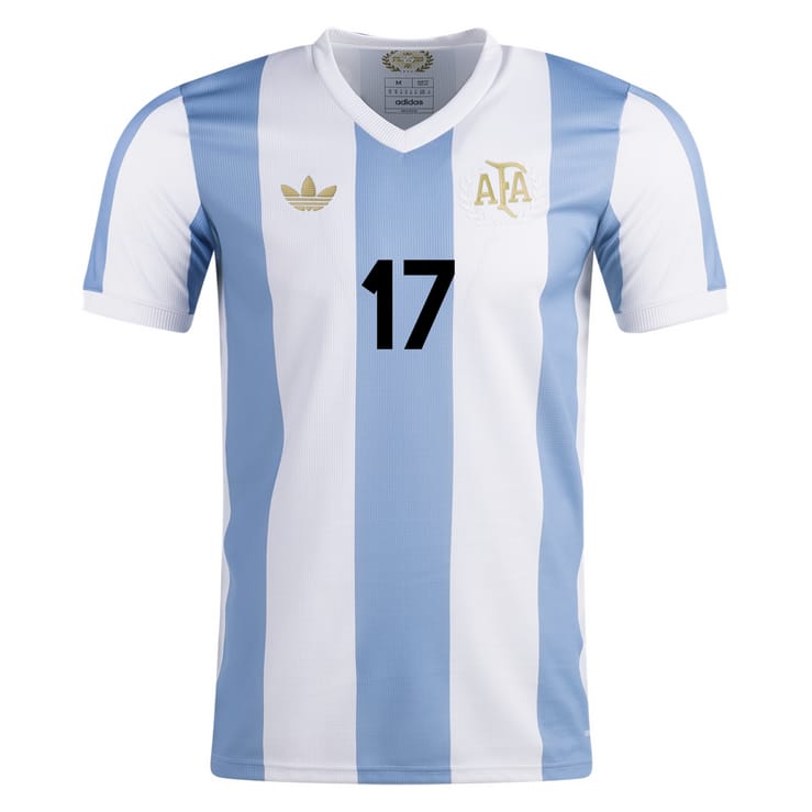 Argentina 50th Anniversary Garnacho 17 Jersey 2024