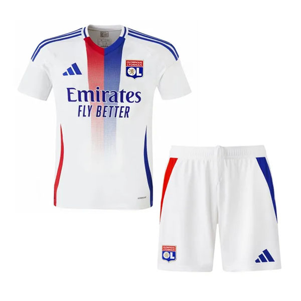 Olympique Lyonnais Home Jersey Kids Kit 24-25