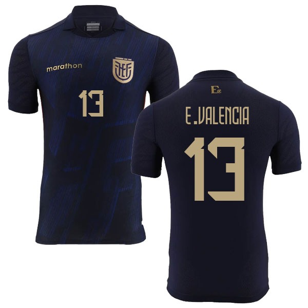 Ecuador Third E. Valencia 13 Jersey 24-25