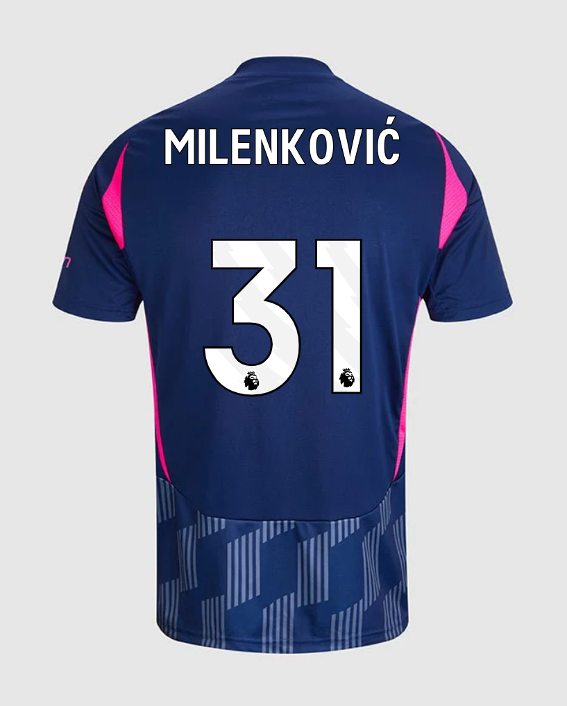 Nottingham Forest Away Milenković 31 Jersey 24-25