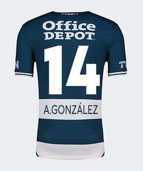 Pachuca Home A.González 14 Jersey 24-25