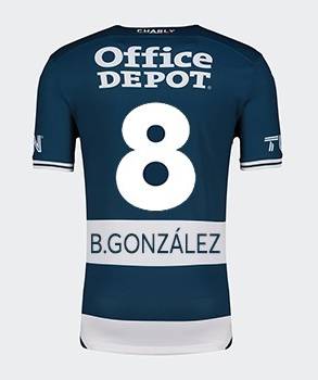 Pachuca Home B.González 8 Jersey 24-25