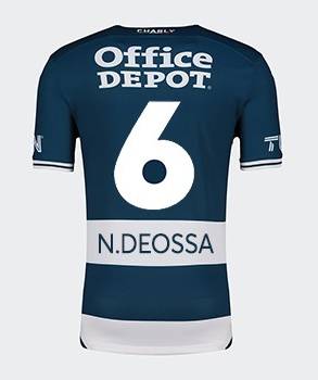 Pachuca Home N.Deossa 6 Jersey 24-25