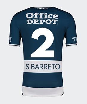 Pachuca Home S.Barreto 2 Jersey 24-25