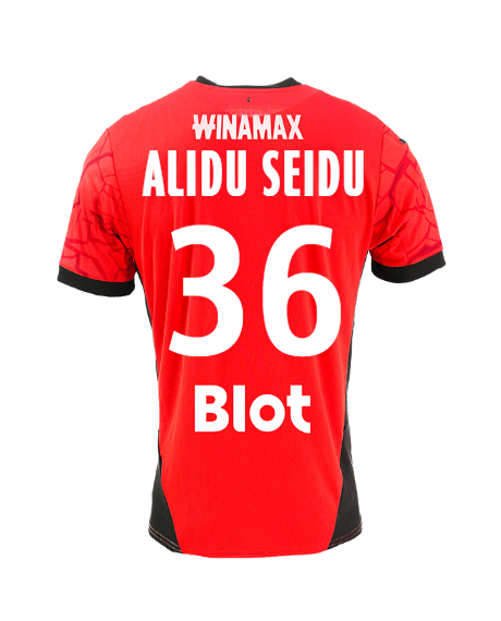 Stade Rennais Home ALIDU SEIDU 36 Jersey 24-25