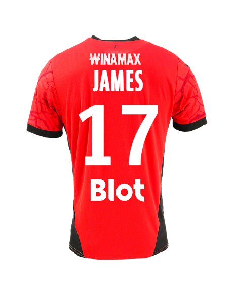 Stade Rennais Home JAMES 17 Jersey 24-25