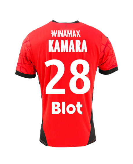 Stade Rennais Home KAMARA 28 Jersey 24-25