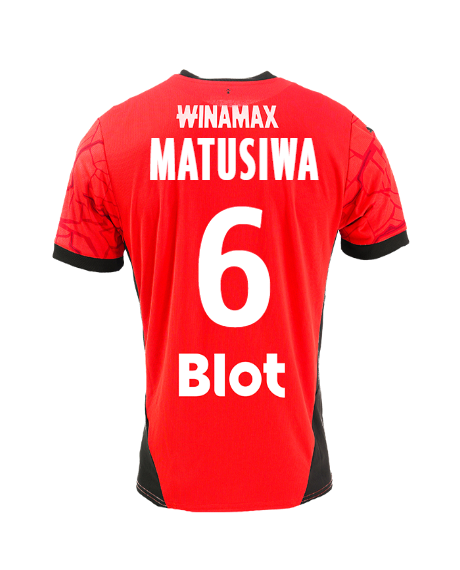 Stade Rennais Home MATUSIWA 6 Jersey 24-25