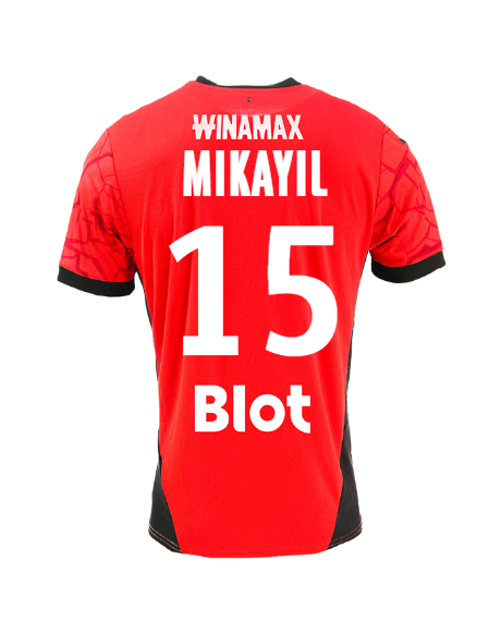 Stade Rennais Home MIKAYIL 15 Jersey 24-25