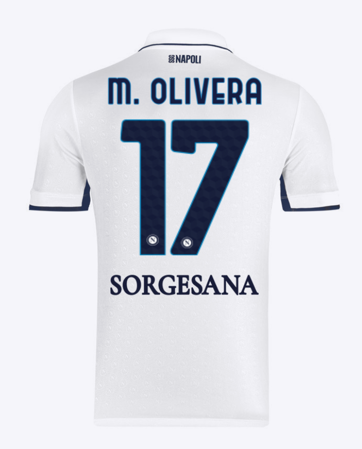 Napoli Away 17 M. Olivera Jersey 24-25