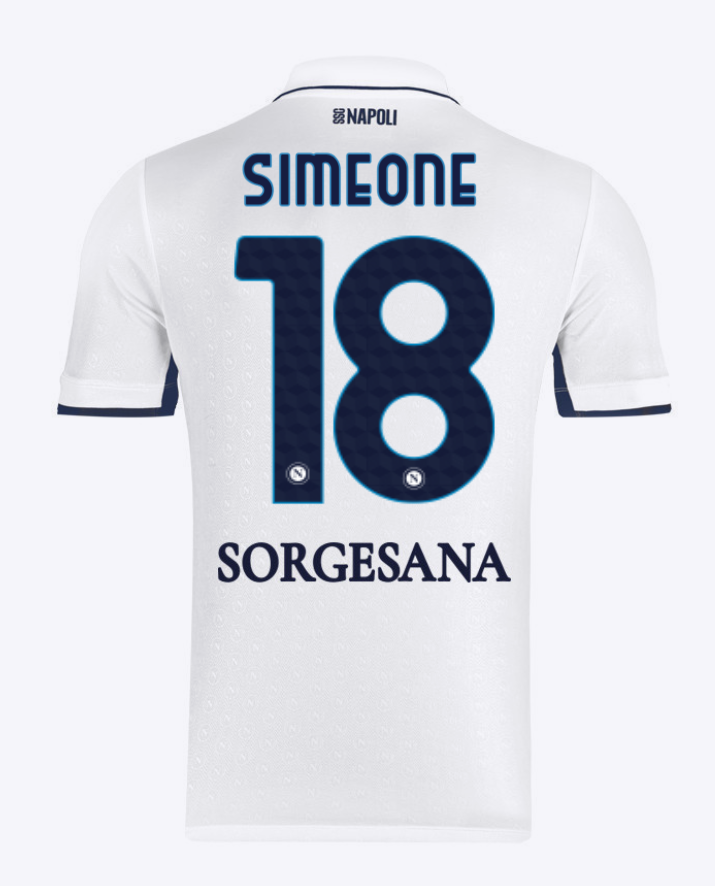 Napoli Away 18 Simeone Jersey 24-25