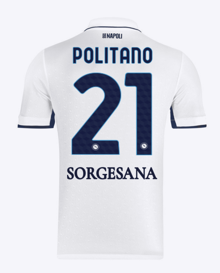 Napoli Away 21 Politano Jersey 24-25