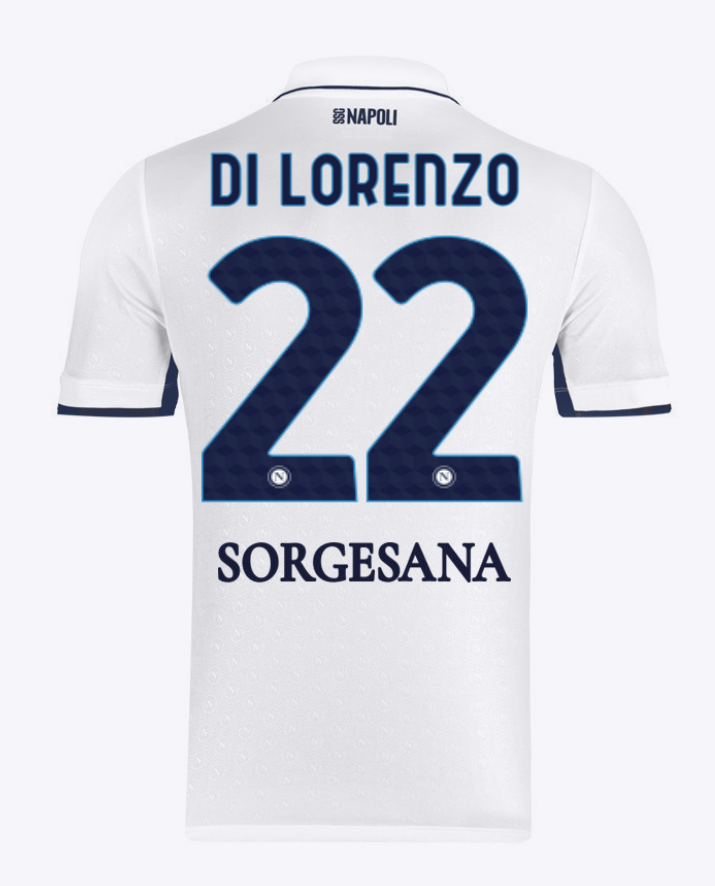 Napoli Away 22 Di Lorenzo Jersey 24-25