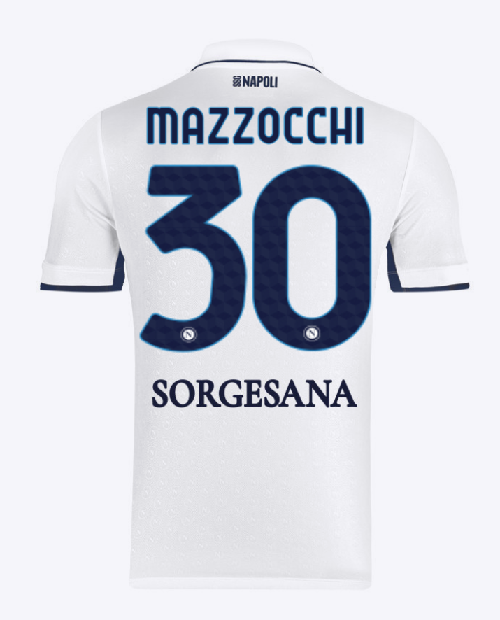 Napoli Away 30 Mazzocchi Jersey 24-25