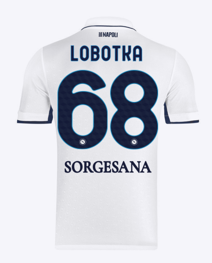 Napoli Away 68 Lobotka Jersey 24-25