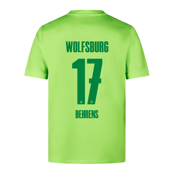 Wolfsburg Home Behrens 17 Jersey 24-25