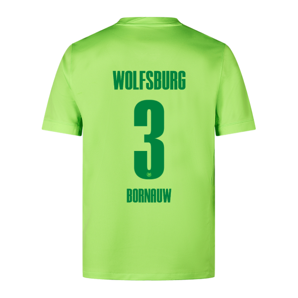 Wolfsburg Home Bornauw 3 Jersey 24-25