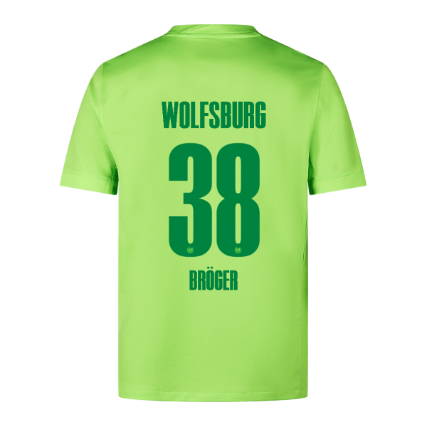 Wolfsburg Home Bröger 38 Jersey 24-25