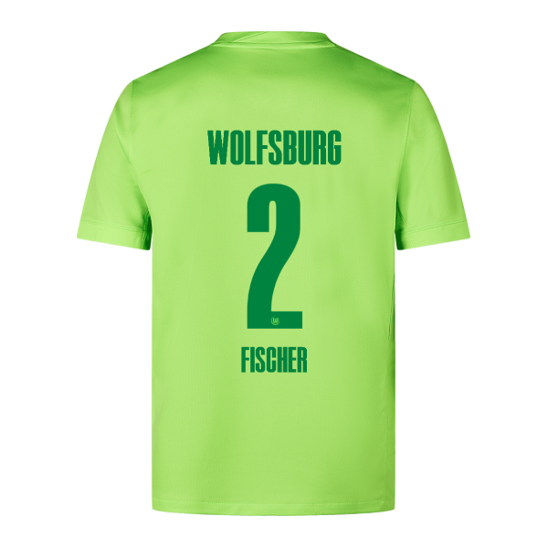 Wolfsburg Home Fischer 2 Jersey 24-25