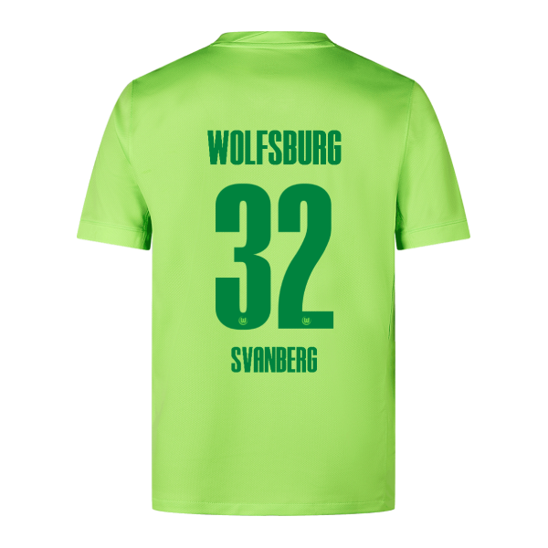 Wolfsburg Home Svanberg 32 Jersey 24-25